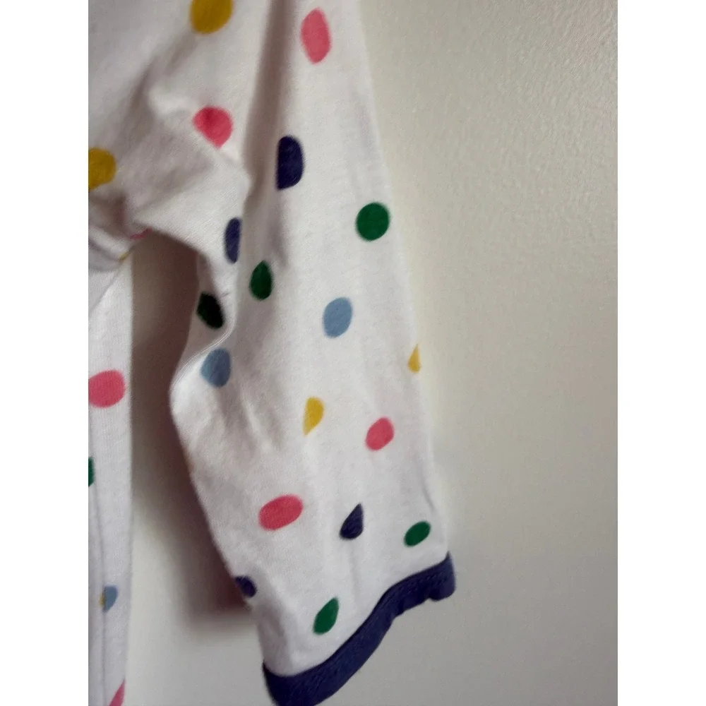 Kyte Baby Bamboo Footie Sleeper Multi Color Polka Dot 3-6 Months